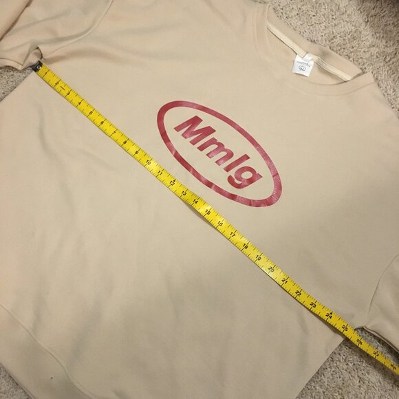 Faux Mmlg Baggy Cream Sweater - Picture 6 of 9